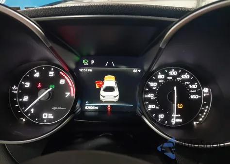 2022 Alfa Romeo Giulia Veloce Awd from USA, damaged, VIN ZARFANBN3N7652533